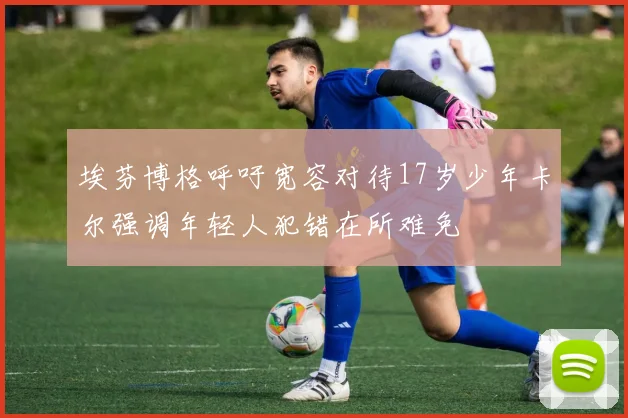 埃芬博格呼吁宽容对待17岁少年卡尔强调年轻人犯错在所难免